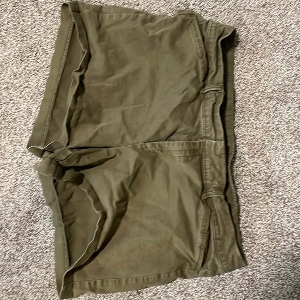 Olive Green Pixie Shorts